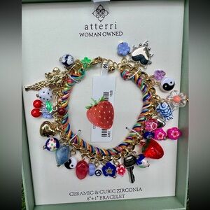 Atteri Multicolor Charm Bracelet
